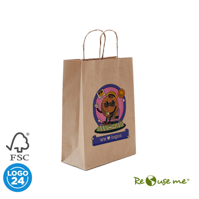 Bolsa Kraft 22x10x30 - Imagen 1