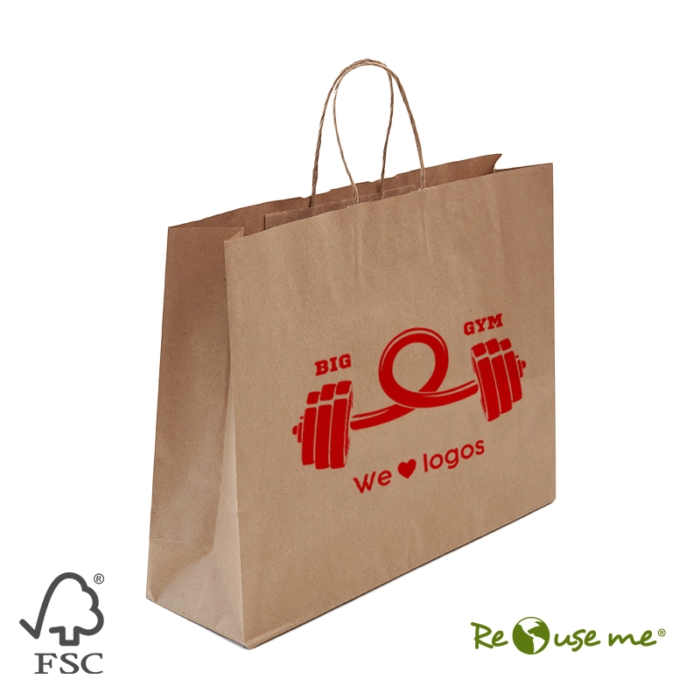 Bolsa Kraft 43x12x32 - Imagen 1