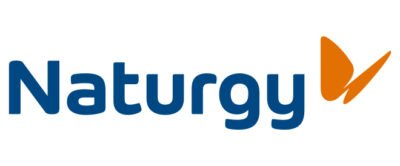 Logotipo de Naturgy con mariposa naranja