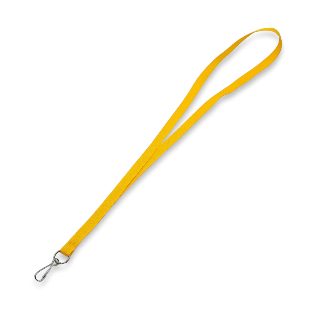 767-cp10aa-amarillo-lisa1-39fb3118349240cb8916775948223635-1024-1024.webp Cintas Porta credencial de Poliester Amarillo 10mm con Aro y Anzuelo - Imagen 1